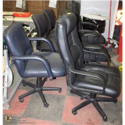 LOT OF 6 OFFICE CHAIRS