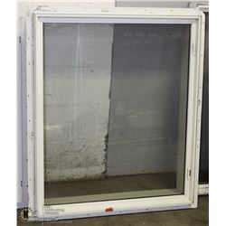 WINDOW WITH FRAME 38"L X31"W, (2'X6' FRAME)