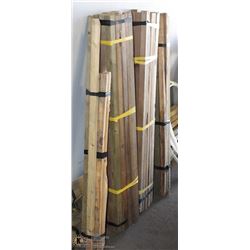 APPROX 50 PIECES OF TREATED WOOD