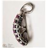 Image 3 : 7- STERLING SILVER SAPPHIRE,EMERALD & RUBY PENDANT