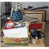 Image 1 : PALLET OF MISC INCL . COFFEE URN, HOT AIR POPPER,