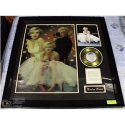 MARILYN MONROE 3D PICTURE FRAMED W/ COLLECTORS