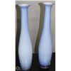 Image 1 : PAIR OF DECORATIVE VASES 21" TALL