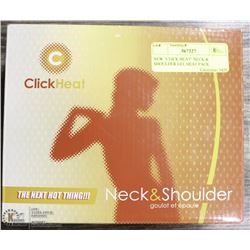NEW "CLICK HEAT" NECK & SHOULDER GEL HEAT PACK