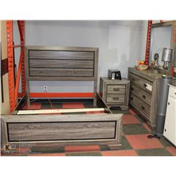 NEW COASTAL QUEEN SIZE 6 PC BEDROOM SUITE