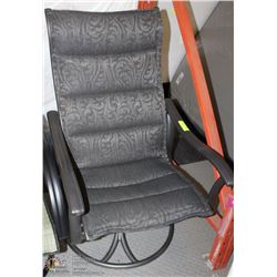 TROPITONE DESIGNER GREY AND CHARCOAL SWIVEL ROCKER