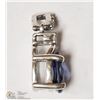 Image 2 : 40- STERLING SILVER SAPPHIRE PENDANT
