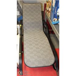 HOMECREST DESIGNER TAUPE & BLACK RECLINING LOUNGE