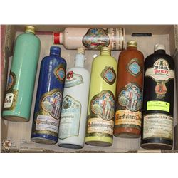 FLAT OF 7 BEAMEISTER BOTTLES