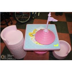 DISNEY PRINCESS TABLE AND CHAIR SET