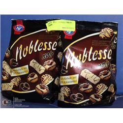 TWO 300GRAM BAGS NOBLESSE NOIR COOKIES