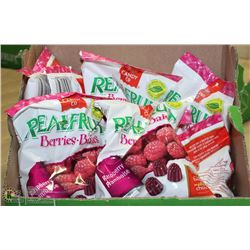 CASE OF 12 WITH 12 BAGS OF REAL FRUIT BERRY CANDY