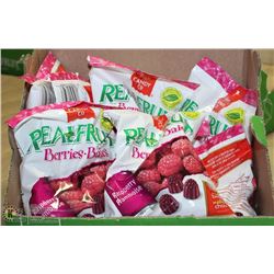 CASE OF 12 WITH 12 BAGS OF REAL FRUIT BERRY CANDY