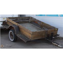 TILT DECK UTILITY TRAILER WITH 8'X6' CARGO AREA