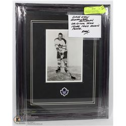 DAVE KEON GUARANTEED AUTHENTIC ORIGINAL TEAM