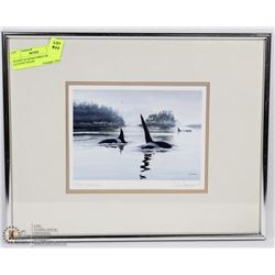 FRAMED & SIGNED PRINT BY DON LI-LEGER TITLED