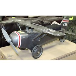 TOY ARMY PLANE SIT-ON SCOOTER