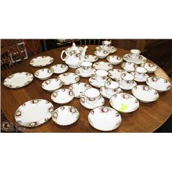 22)COLLECTION OF 56PCS ROYAL ALBERT CHINA
