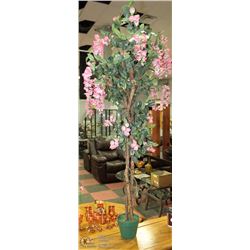 5.5' SILK TREE WITH FLOWERS