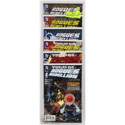 SET OF 6 FOREVER EVIL: ROGUES REBELLION COMICS