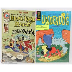 2 VINTAGE COMICS UNDERDOG