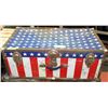 Image 1 : AMERICAN FLAG VINTAGE TRUNK