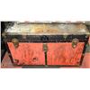 Image 1 : METAL STEAMER TRUNK VINTAGE