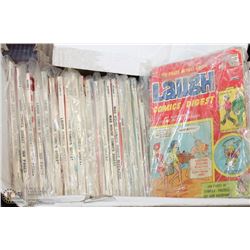 BOX OF VINTAGE  ARCHIE DIGESTS SOME ARE #1'S