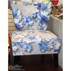 FLORAL SHOWHOME ACCENT CHAIR
