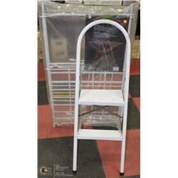 FOLDING DRYING RACK & 2 STEP FOLDING STOOL