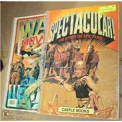 LOT OF 2 CASTLE BOOKS INCL SPECTACULAR &WAR MOVIES