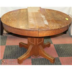 VINTAGE PUB STYLE WOOD TABLE