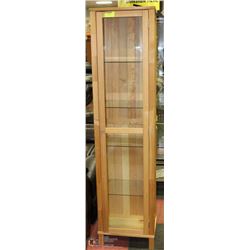 CEDAR & GLASS DISPLAY CABINET