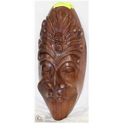 LARGE WOOD CARVED MASK