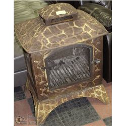 VINTAGE CAST IRON FIRE PLACE