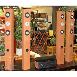 DI VINCI SURROUND SOUND SPEAKERS W/4