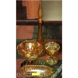 2)LOT OF DEPRESSION GLASS