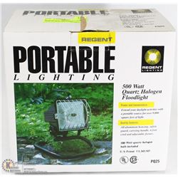 REGENT PORTABLE LIGHTNING 500W QUARTZ HALOGEN