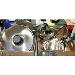 NEW 8 PC POTS &  PAN SET