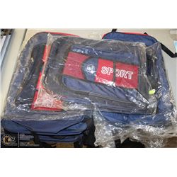 STACK OF 15 NEW SPORT BACKPACKS