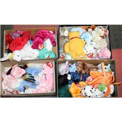 FOUR BOXES OF BEANIE BABIES