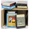 Image 1 : 16) BOX OF 8-TRACKS
