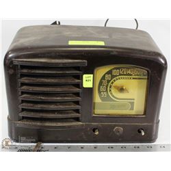 7) MARCONI BAKELITE RADIO