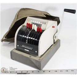 19) VINTAGE CHEQUE WRITER