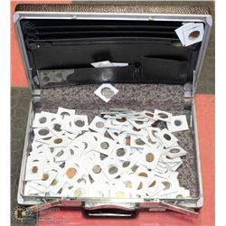 BRIEFCASE FULL OF COINS