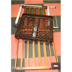3 ASSORTED BABY GATES