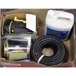 BOX OF ASSORTED  AUTOMOTIVE SUPPLIES