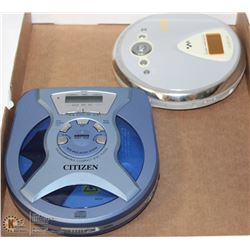 BOX WITH ORIGINAL SONY DISCMAN AND A CITIZEN