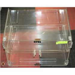 DISPLAY CABINET WITH TRAY 19"X14"X12"H