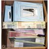 Image 1 : BOX WITH MOSTLY NEW PICTURE PHOTO ALBUMS